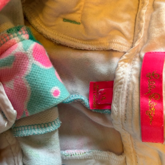 Lilly Pulitzer Pink & Teal Floral Shorts - Picture 2 of 3